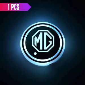 Tấm Lót Cốc Nước Xe Hơi 7 Màu LED Chói Mắt Chất Lượng Cao/Tấm Lót Cốc Nước Xe Hơi Dạ Quang Tấm Lót Cốc Chống Trượt Xe Hơi Đệm Cốc Xe Hơi Cảm Ứng Thông Minh Trang Trí Nội Thất Ô Tô Phụ Kiện Xe Hơi Cho MG TF ZR EV GS EZS RX5 ZT 3SW quán Rượu ZS MG3 MG5 MG6