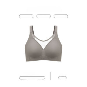 【SINGABRALETTE】Big Breasts Look Small Bra Minimizer Full Cup Anti Sagging Seamless Jelly Support Fixed Cup Lift Support Wireless Comfort Soft Bra
