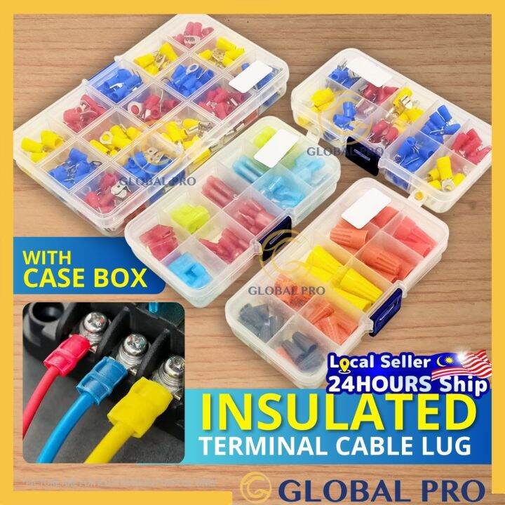 1SET INSULATED Cable Lug Terminal Lug Ring Y Lug T-Tap Wire Connectors ...