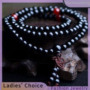 [COD] liuchuanbing Jewellery Sandalwood Tibetan Buddhism Mala Sandal Prayer Beads 108 Beads Bracelet Necklace