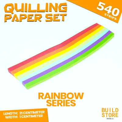 540pcs Quilling Paper Strips with Tools |Star Paper Strips| Color Flower Gift Craft Paper Paper-Rolling Art Paper