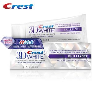 90G Crest Toothpaste Whitening Toothpaste  3D Whitens Teeth Removes Stains and Freshen Breath