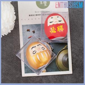 【Enthusiasm】🌟🌟【Hot Sale】🎈 Japanese Ceramic Daruma Doll Crafts Japanese Inspired Wealth Prosperity Decor Lucky Charm Fortune Ornament Landscape Home Desk Decor Miniature Gifts Accessories