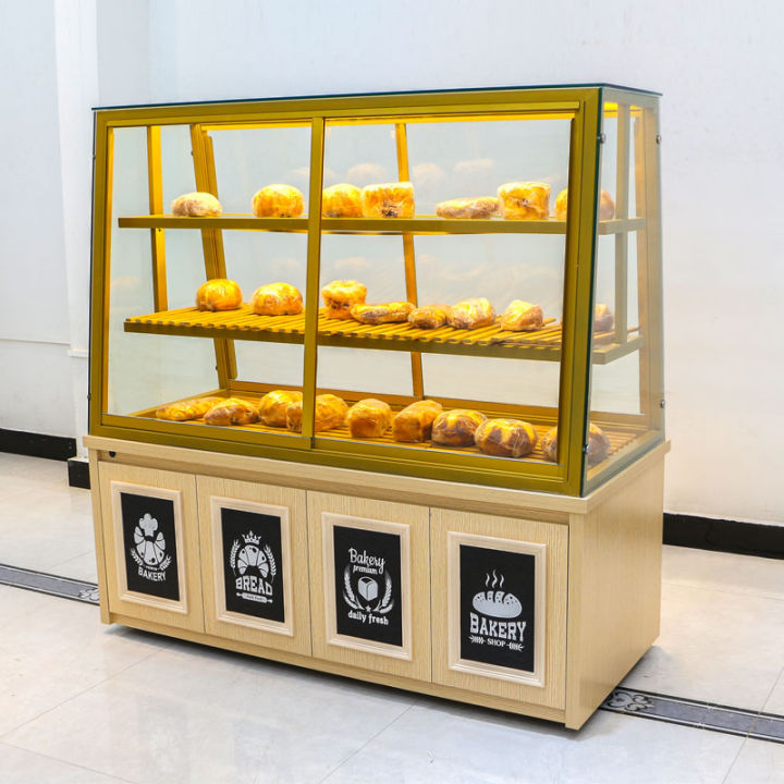 Bread Bread display side shelf drawer bakery