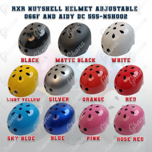 RXR NUTSHELL OPEN FACE BICYCLE HELMET MOTORCYCLE ACCESSORIES