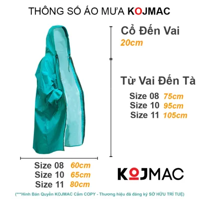 Áo Mưa Cho Bé Trai Bé Gái KOJMAC Thời Trang Cao Cấp Childrens Raincoat ( Có Túi Đựng Đồ Áo Mưa Trẻ Em Bé Cánh Dơi )
