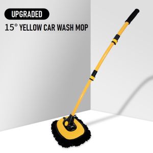 Extendable Car Wash Mop Car Clean Cleaning Brush Car Window Cleaner Microfiber