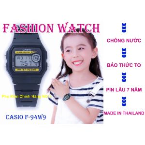 Đồng Hồ Nam/Nữ Casio F-94W9 .d. Made In Thailand Chống Nước Siêu Bền Pin Lâu