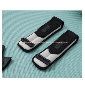 Kinetic 0.5kg 2pcs Pemberat Pergelangan Kaki Tangan Warna Abu Hitam Wrist Ankle Hand Weights Knee Hand Kinetik Lapisan Lembut Nyaman