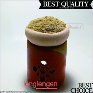 Lenglengan Bubuk 250 Gram - Serbuk Katumbak ( Leucas lavandulifolia ) | Erdinah Lingko-lingkoan Nlenglengan Plengan Sarap Nornor Gofu Hairan Laranga Paci-paci Katumbak Ketumbit Line-Leaf Leucas Powder