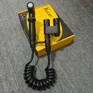 Stainless steel household toilet spray gun one into two out of the toilet triangle valve pressurized nozzle