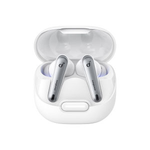 Soundcore Liberty 4 NC True Wireless Bluetooth with Adaptive Noise Cancelling Earbuds to Ears