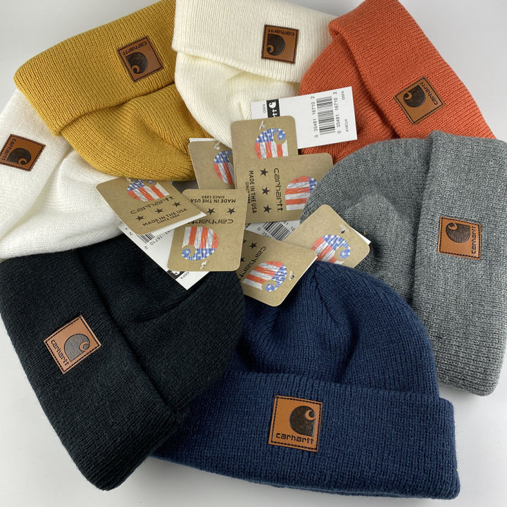 Short Carhartt Carhart melon hat knitted hat dome tooling cold hat