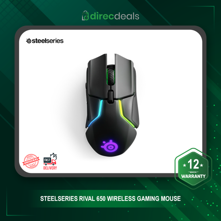 Steel Series Rival 650 Wireless Gaming Mouse with TrueMove Optical Sensor  Steel Series Gaming Mouse Gaming Mouse Wireless Mouse Lazada PH
