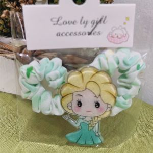SG Seller|  Cute Princess Hair Accessories Rubber Band  Hair Ties Hair Band Holder For Toddlers Girls Soft Hair Band