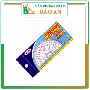 Combo 2 Thước Kẻ Đo Độ Winq Nhỏ No.3 -- Văn phòng phẩm Bảo An