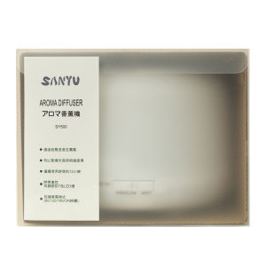 Ultrasonic Air Aroma Humidifier With Essential Oil Diffuser Timing 2Color LED 500ML Remote Control Household Mist Maker