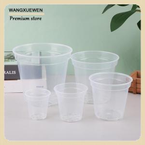 [COD] Round Planter Pot Orchid Nursery Container Planter Container Transparent Orchid Container Round Starting Pots