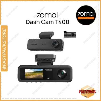 70MAI T400 3-Channel Dashcam 2.5K Built-in GPS Infrared Night Vision Supercapacitor E-hailing Grab Original