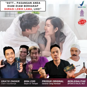 Obat Kuat Pria Oneshoot Spray Ejakulasi Dini Kuat Tahan Lama Obat Herbal Tradisional Halal Isi 5Ml