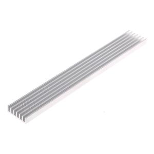 Aluminum Alloy Heatsink Block for PC Solid State Hard Disk Heat Dissipation SSD Heat Sink Cooler Radiator 5.9x0.79in