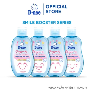 Sữa tắm gội D-nee cho trẻ sơ sinh dưới 3 tuổi giúp da mịn tóc mượt 180ml - 4 Hương thơm