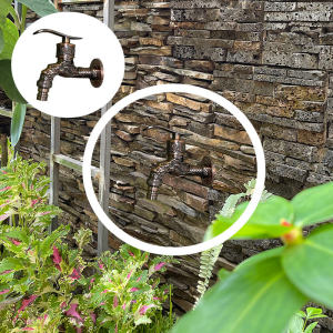 Vòi nước sân vườn tay gạt kiểu cổ Trung Hoa đầu rồng - vòi hồ tay gạt kiểu cổ Châu Âu