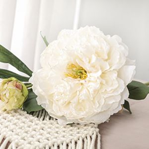(2 Kuntum) Bunga Imperial Concubine Peony Artificial/Bunga Dekorasi