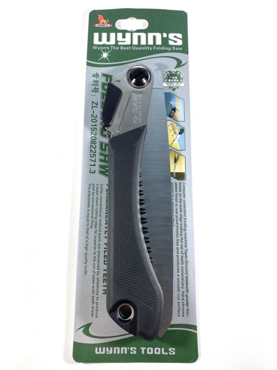 WYNN'S เลื่อยพับตัดกิ่งไม้ ฟัน 3 คม 8 นิ้ว รุ่น W1004