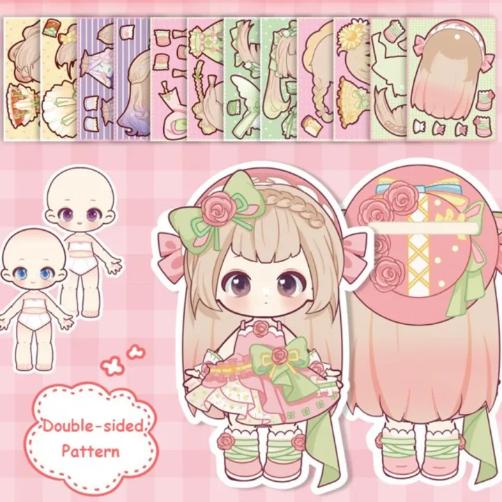 YJFUY Handmade DIY Paper Puppet Toy Montessori Anime Activity