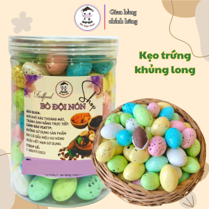 Kẹo Socola Trứng Khủng Long 500g Bò Đội Nón