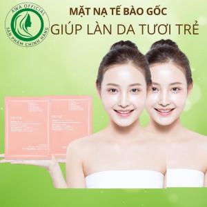 Mặt Nạ Nhật Chính Hãng Tế Bào Gốc Nhau Thai Cừu cuốn rốn Beauty cấp ẩm dưỡng da tái tạo Collagen chống lão hóa giảm mụn 40ml