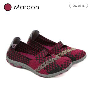 OCTAVIA Sepatu Slip On Rajut Knit Wanita #OC-2318