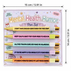 GIORGIONE Inspirational Ballpoint Pens Uplifting Encouraging Positive Affirmation Pens Presents Funny Mental Health Pens Office