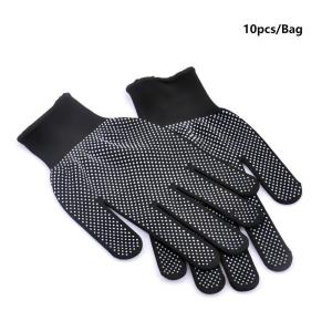 Anti Slip Hiking Glove High elasticity Glue Dotted Labor Protection Gardening Glove Sarung Tangan Kain Bintik Getah