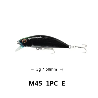 SUKE 50mm 5g Sinking Minnow Fishing Lure Swimbait Hard Artficial Bait Wobbler Bass Tackle Bait Lure Fishing Accessories