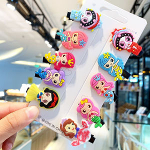 Lucky Pretty 10PCS/Set Girls Color Flower Animal Fruit Side Clips Korean Princess Hair Pin Cute Hair clip