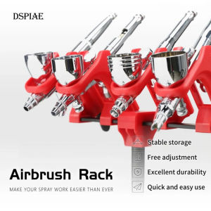 DSPIAE PT-AR Airbrush Rack Holder For Military Model Making Coloring Hobby Modeling Tools Aluminum Alloy Iron Airbrush Holder