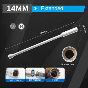 Dụng Cụ Sửa Xe Tháo Bugi - Cờ Lê Nam Châm 14/16mm 3/8" Phù Hợp BMW Nissan Honda Bền Bỉ