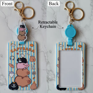 Capybara Card holder/protector with Keychain