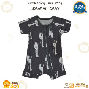 Jumsuit Bayi Jumper Bayi baru lahir NEWBORN Full Resleting BABY LEON DS-120 Jumpsuit Bayi Cotton Double Knit Baby Sleepsuit Baju Tidur Bayi Pakaian Bayi Baju Harian Anak Bayi Balita