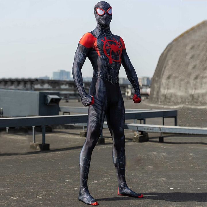 Nouveau costume Superior Spider-Man Jumpsui Halloween Cosplay Spiderman  Zentai a