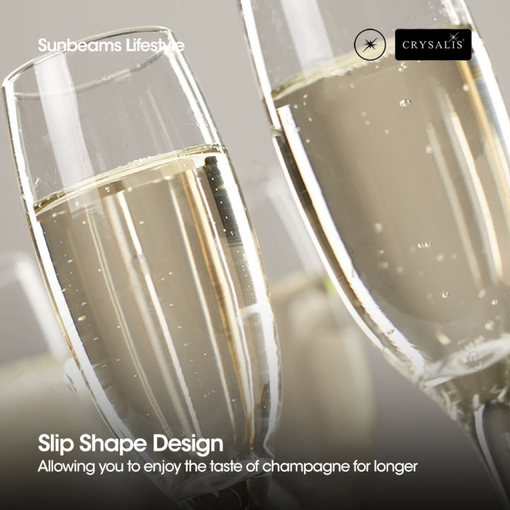 CRYSALIS%20Premium%207oz%20Flute%20Champagne%20Wine%20Glass%20Lead-Free%20Crystal%20Stemware%20Set%20of%202%20-%20Image%205
