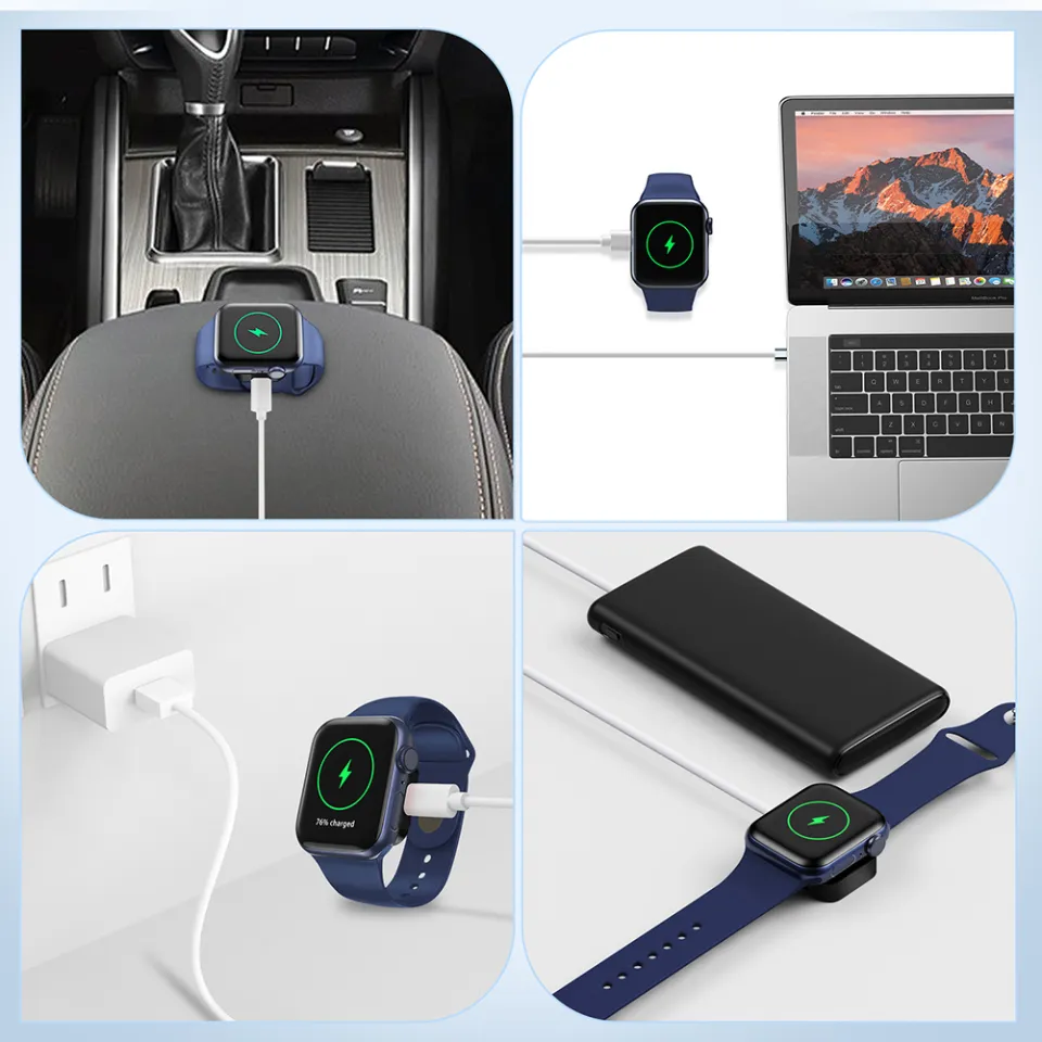 2IN1 Metal Magnetic Wireless Charger for Apple Watch Ultra