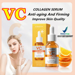 Serum Vitamin C Collagen - Mencerahkan & Pudarkan Bintik Hitam 2% Vitamin C 2% Niacinamide 1% Betaine BPOM (Anti Keriput Wajah)