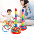 Throwing Circle Game Kids Fun Circle Ferrule Toy Parent-Child Interactive Early Education Toy Indoor Throwing Quoits Ring Games Kids Gifts | Cute Baby. 
