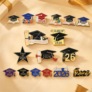 Class of Graduation Enamel Pin Graduation Cap Brooch Badge for Backpack Clothing Accessories Jewelry Gift Women Men Student H260729