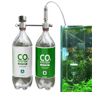 TTLIFE CO2 Generator for Plants Aquarium DIY CO2 Kit Pressurized with Bubble Counter