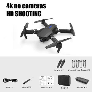 【สปอตวินาที】E88 PRO โดรนติดกล้อง ตำแหน่ง GPS แบบเลนส์คู่ 4K อายุการใช้งานแบตเตอรี่ยาวนานถึง 5000 เมตร(โดรนบินระยะไกล โดรนบังคับ ใหญ่ โดน โดนบังคับกล้อง โดรนถ่ายรูป โดรนบังคับใหญ่ โดรนต โดรนของเล่น โดรนควบคุมระยะไกล โดรน เครื่องบินโดรน