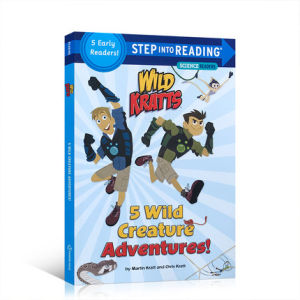 milumilu Step into reading level 2 5 Wild Creature Adventures! Wild adventure story picture book